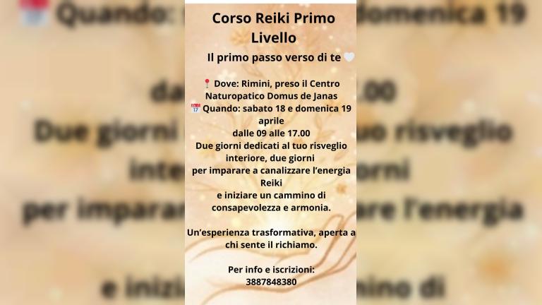 REIKI I LIVELLO
