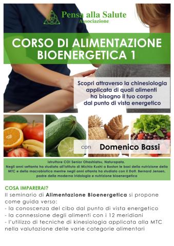 Corso di Alimentazione Bioenergetica 1 Rimini